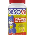Montefarmaco Orsovit Multivitaminico 60 Caramelle Gommose Gusto Frutta – Integratore di Vitamine per Bambini